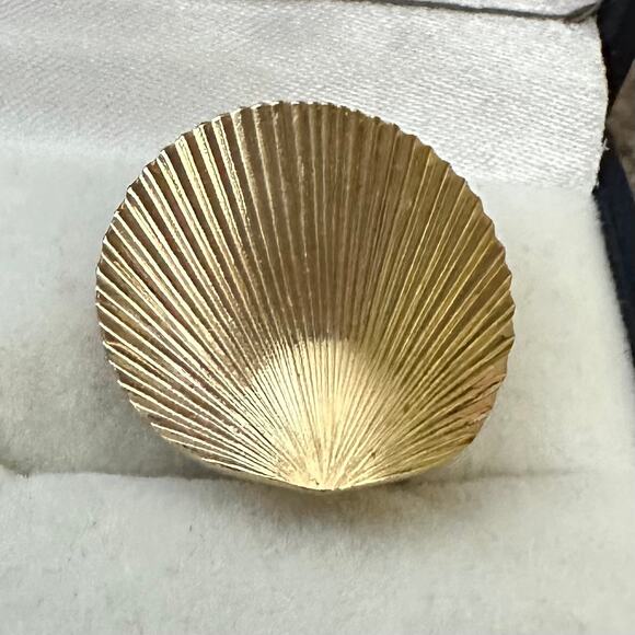 Vintage Christian Dior Germany Gold Tone Clip On Earrings - Picture 6 of 9